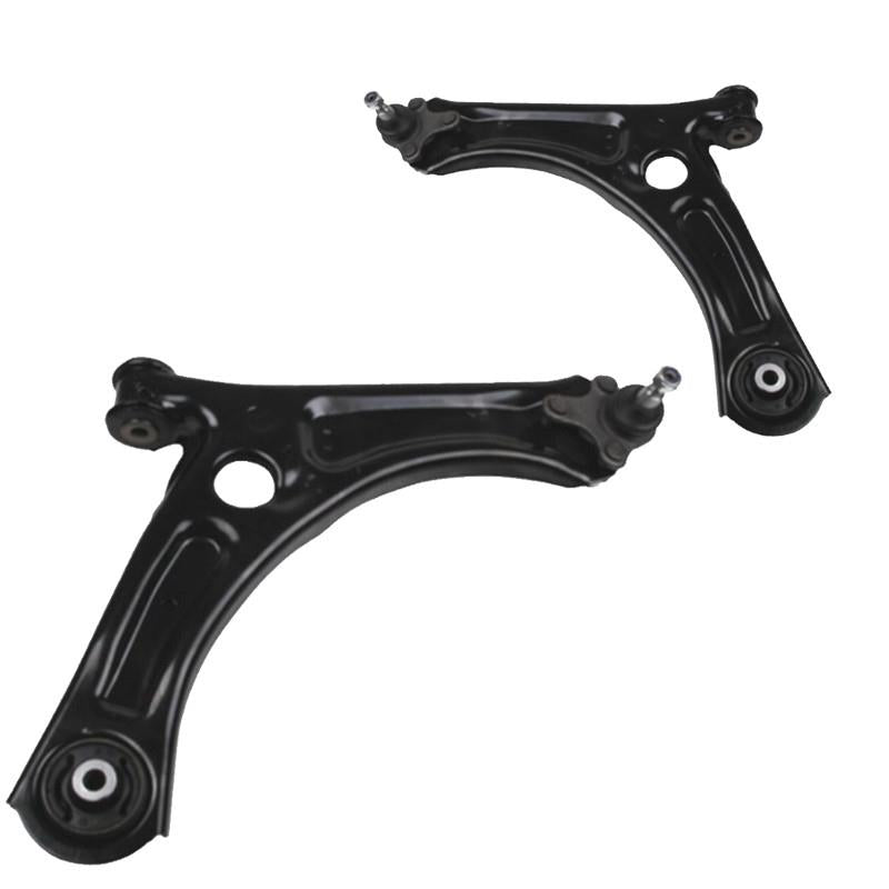 Skoda Octavia Mk2 2010-2013 Lower Front Wishbone Suspension Arms Pair