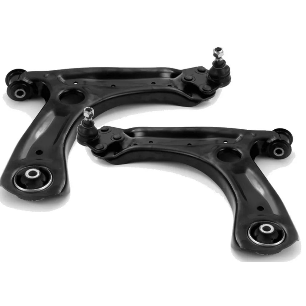 For Skoda Fabia Mk3 2014-2016 Lower Front Wishbones Suspension Arms Pair