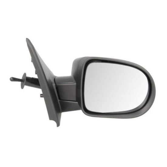 Renault Clio MK3 2009-2013 Black Manual Door Wing Mirror Right Side - SparesHut