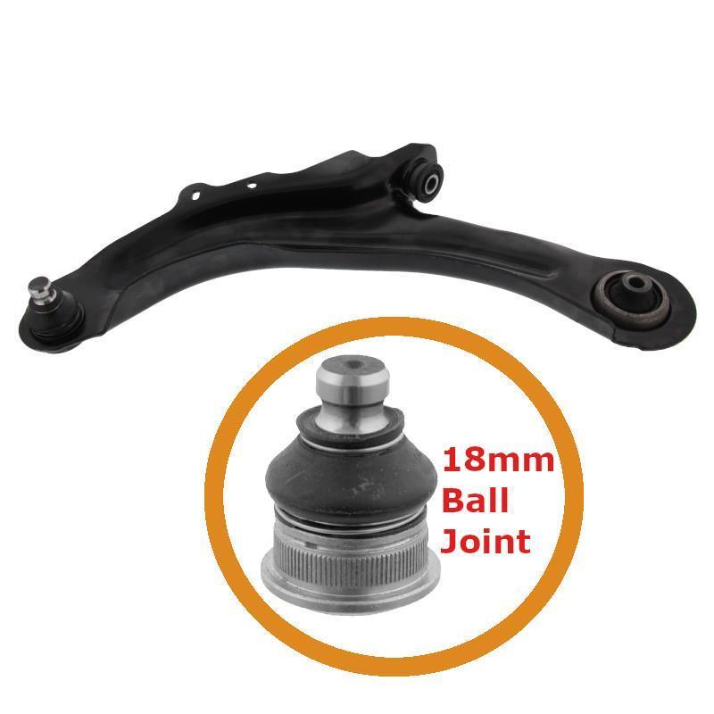 For Renault Megane Mk2 2002-2009 Lower Front Left Wishbone Suspension Arm - Spares Hut