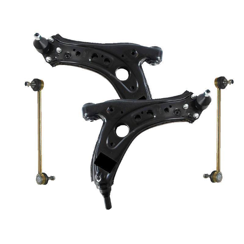 For Skoda Roomster 2006-2008 Front Lower Wishbones Arms and Drop Links Pair - Spares Hut