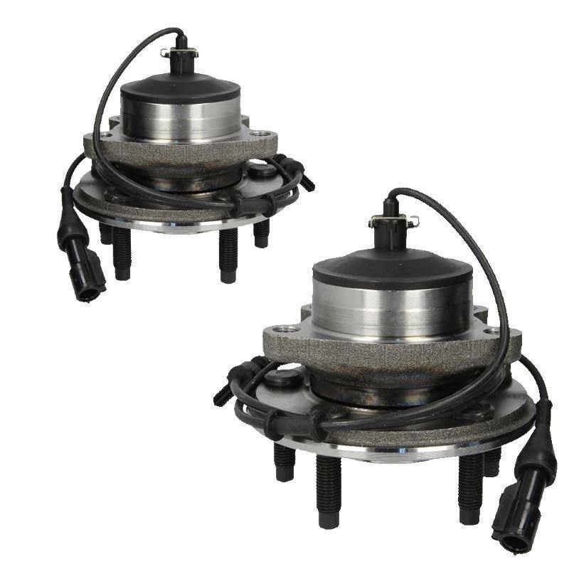 For Jaguar XJ Saloon 2009-2015 Front Hub Wheel Bearing Kits Pair Inc ABS Sensor - SparesHut