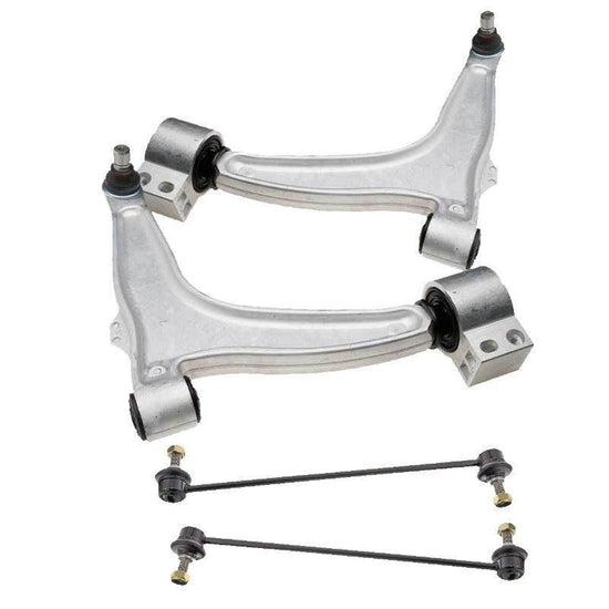 For Vauxhall Vectra 2002-2009 Lower Front Wishbones Arms and Drop Links Pair - Spares Hut